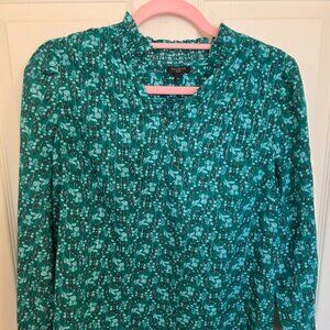 Talbots Dressy Floral Blouse